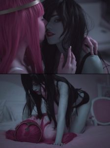 Adventure Time Marceline & Princess Bubblegum cosplay