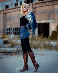 Andrasta as Android 18