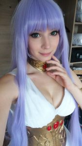 Enji-Night-as-Athena-Saint-Seiya