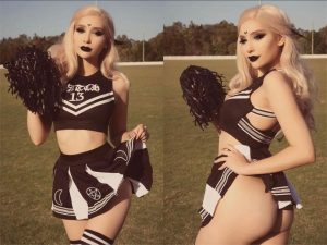 Goth Cheerleader by Beke Jacoba