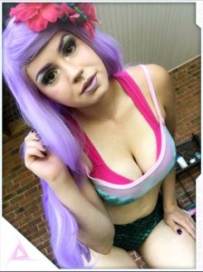 Merbunnie Cosplay Boobs Cleavage